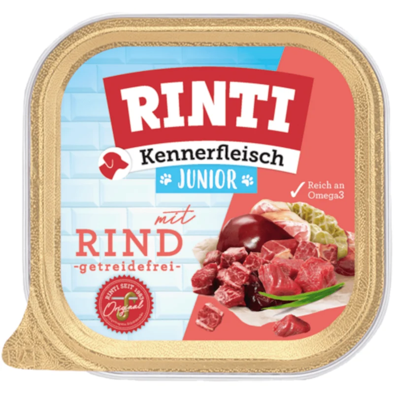 Rinti Kennerfleisch Schale Junior Rind