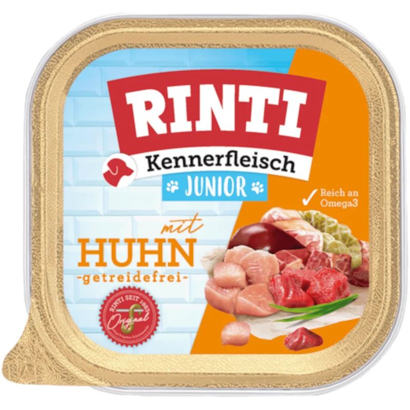 Rinti Kennerfleisch Schale Junior Huhn