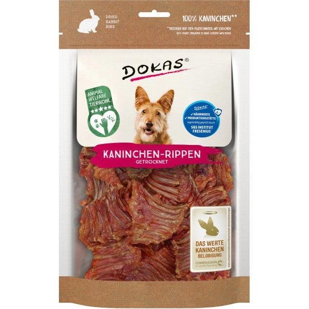 Dokas Kaninchen-Rippen Getrocknet