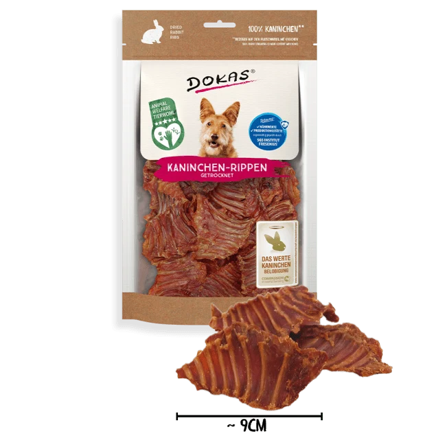 Dokas Kaninchen-Rippen Getrocknet