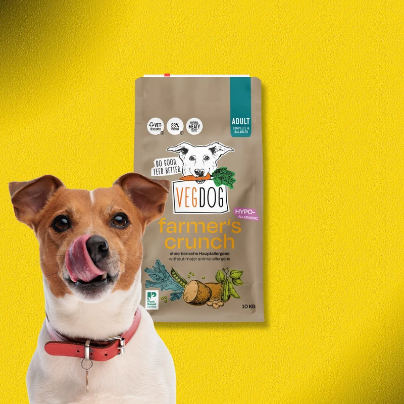 2x10kg VegDog Farmer's Crunch