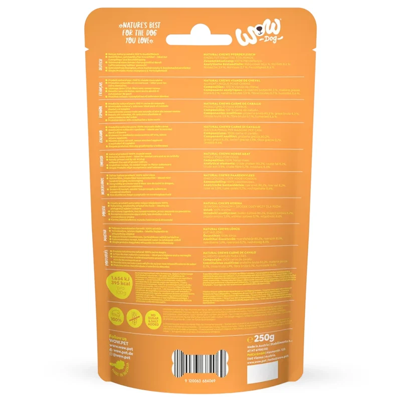 WOW Dog Natural Chews Pferdefleisch