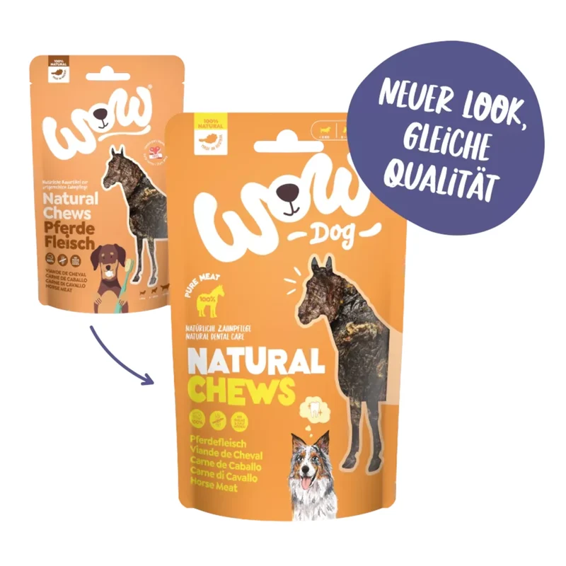 WOW Dog Natural Chews Pferdefleisch