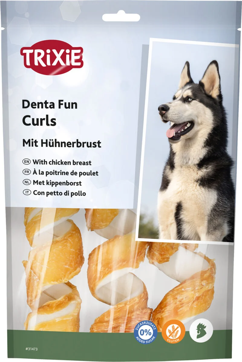 Curls mit Hühnerbrust