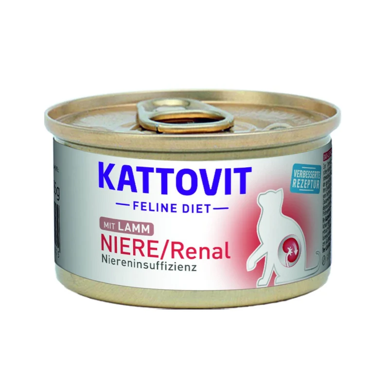 Kattovit Feline Diet Pastete Niere/Renal mit Lamm