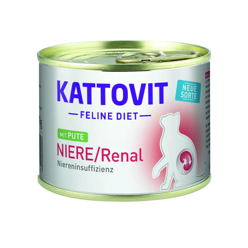 Kattovit Feline Diet Nassfutter Niere/Renal mit Pute