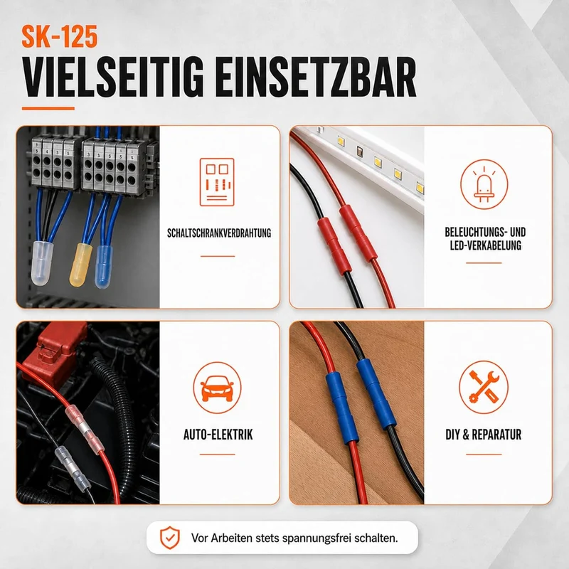 KF CPTEC Crimpzange für isolierte Endverbinder CE1/CE2/CE5, 0,5–6 mm²