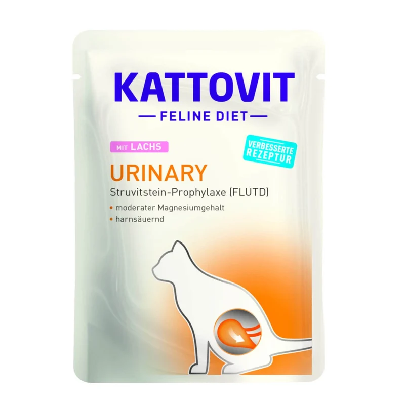 Kattovit Feline Diet Pouch Urinary mit Lachs