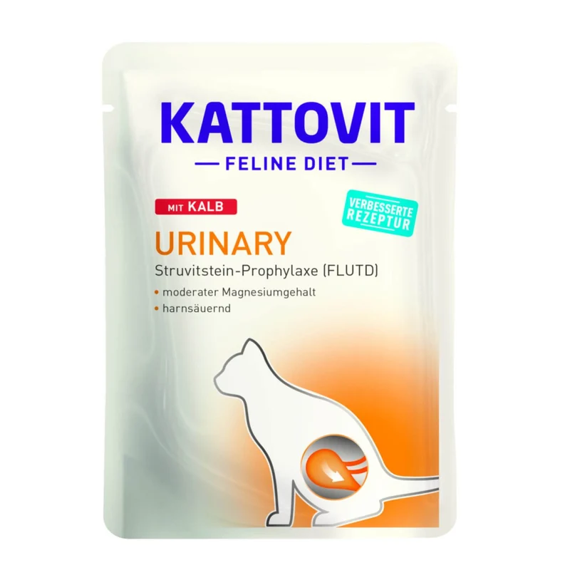 Kattovit Feline Diet Pouch Urinary mit Kalb