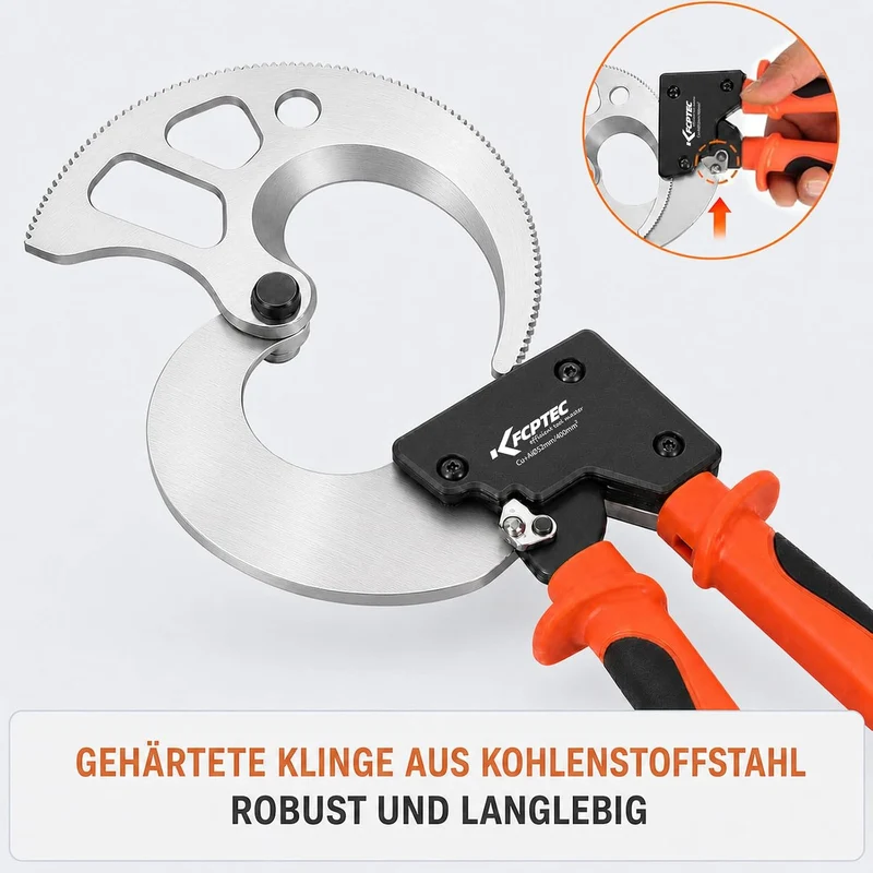 KF CPTEC Ratschen-Kabelschneider bis 400 mm²
