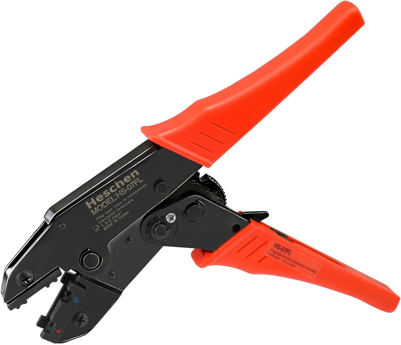 Heschen Ratschen-Crimpzange, HS-07FL, Flaggenweibliche Schnelltrenner, Crimpzange, Verwendung für 1,