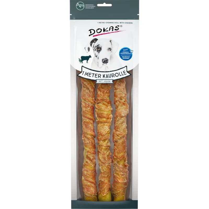 Dokas 1 Meter Kaurolle mit Huhn