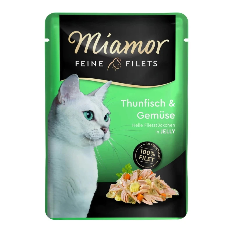 Miamor Feine Filets Pouch Thunfisch & Gemüse in Jelly