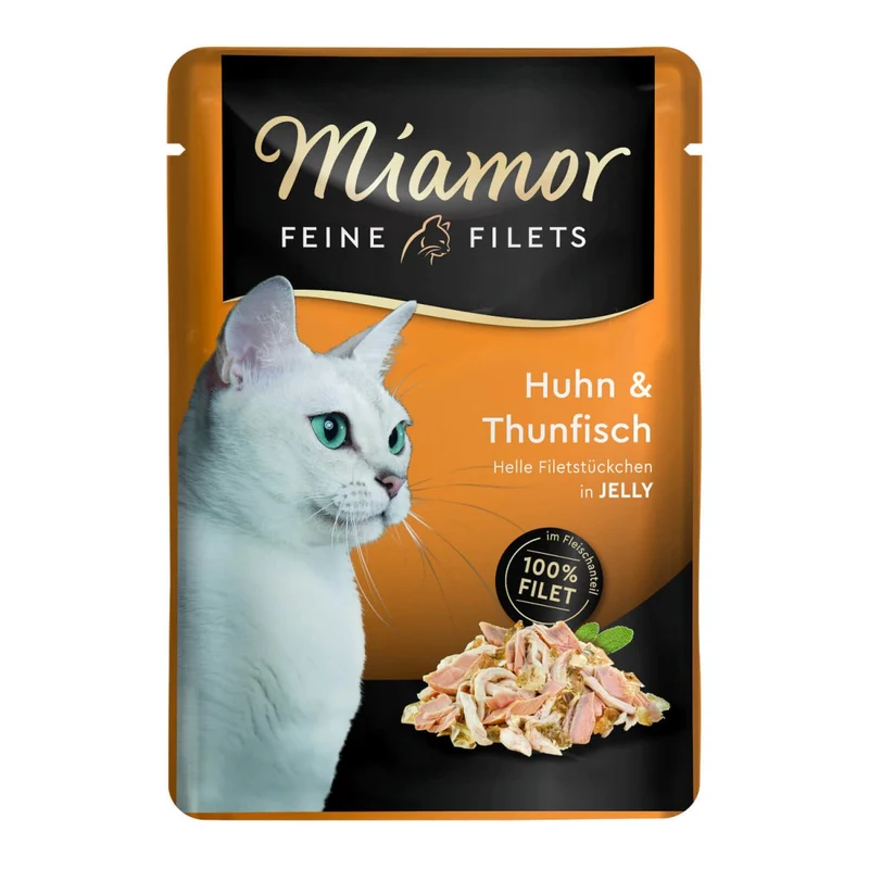 Miamor Feine Filets Pouch Huhn & Thunfisch in Jelly