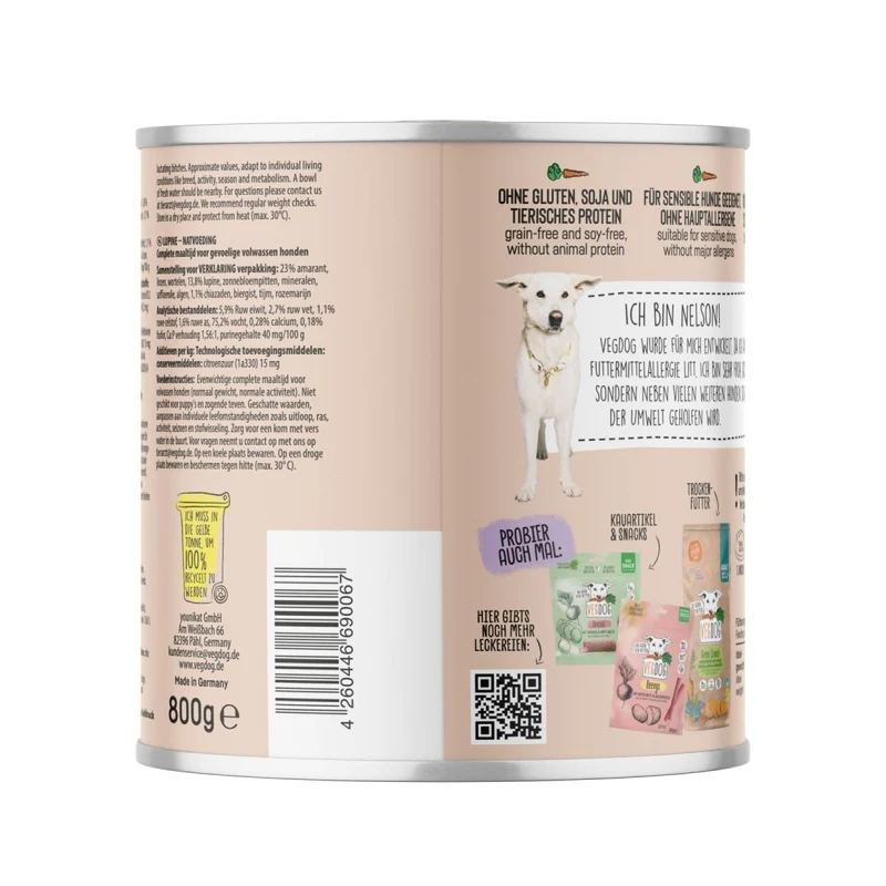VEGDOG Sensitive Lupinenprotein