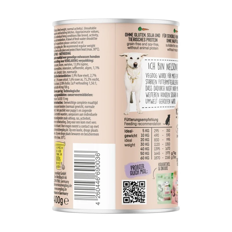 VEGDOG Sensitive Lupinenprotein