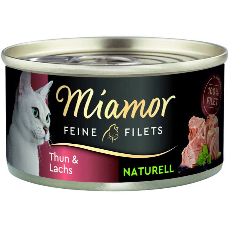 Miamor Feine Filets Naturell Thun & Lachs