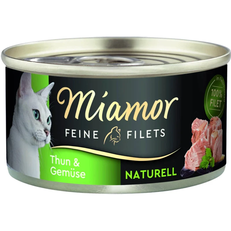 Miamor Feine Filets Naturell Thun & Gemüse