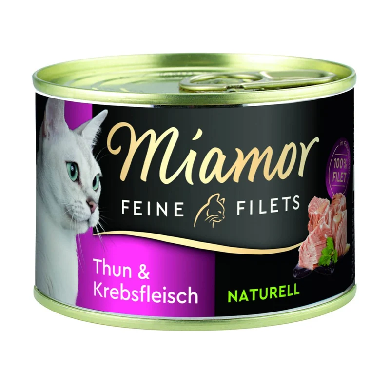 Miamor Feine Filets Naturell Thun & Krebsfleisch