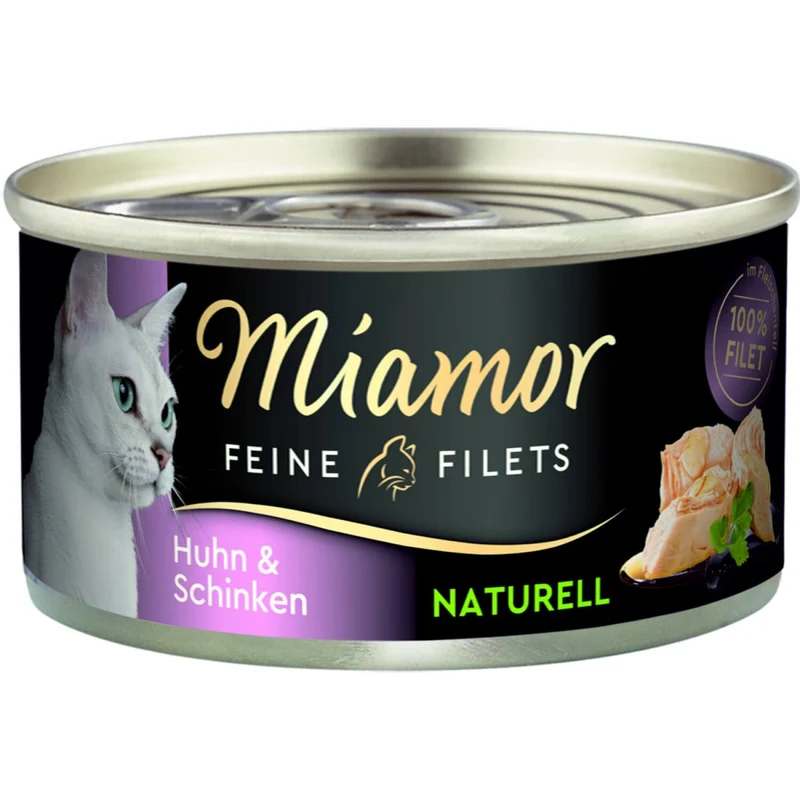 Miamor Feine Filets Naturell Huhn & Schinken