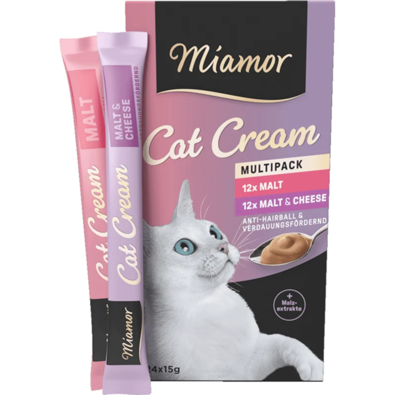 Miamor Cat Cream Multipack Malt + Malt & Cheese