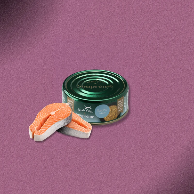48x70g Terra Felis Souprème Lachs