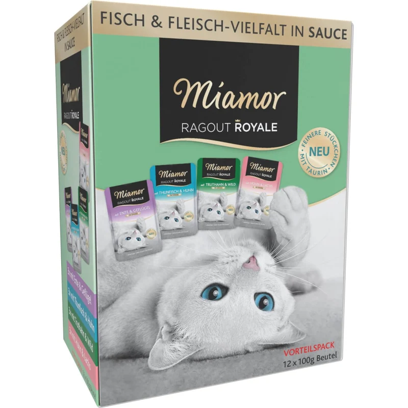 Miamor Ragout Royale Fisch & Fleisch-Vielfalt in Sauce