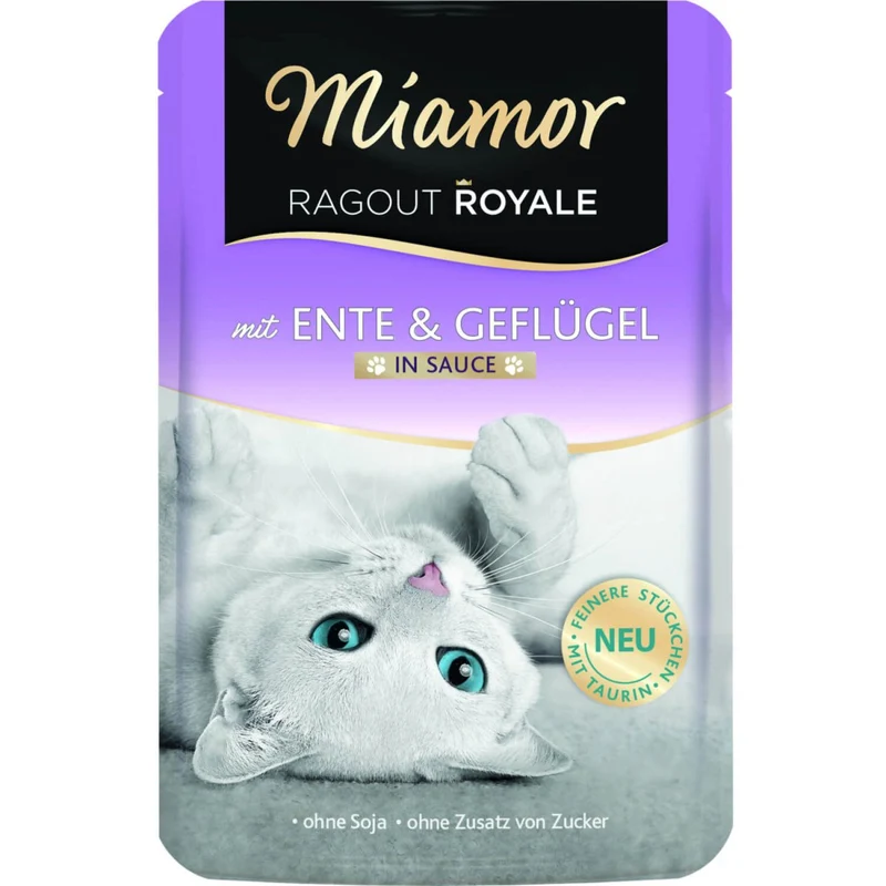 Miamor Ragout Royale Ente & Geflügel in Sauce
