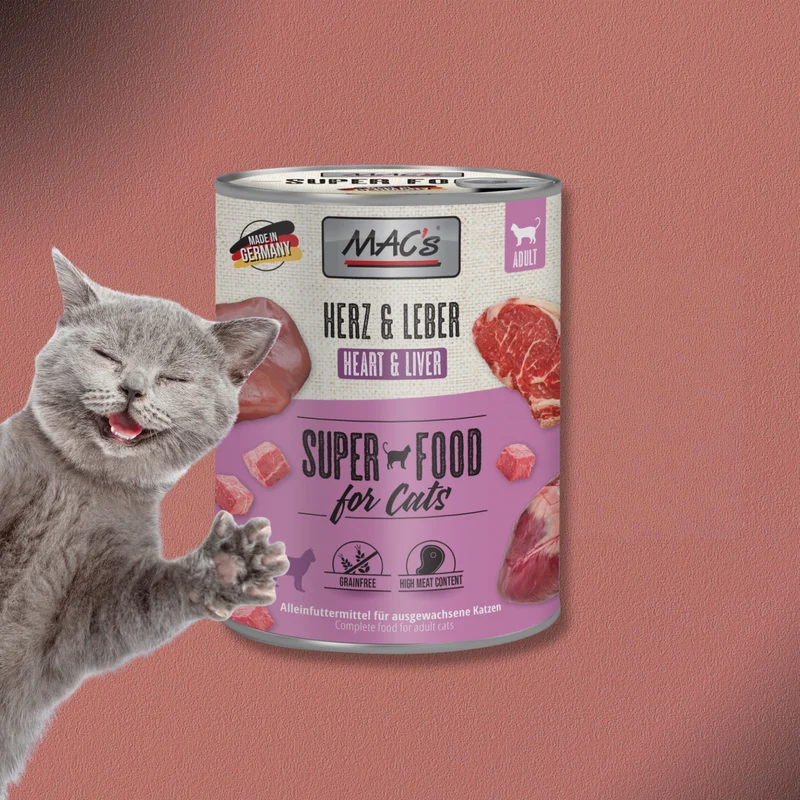 6x800g MAC's Cat Herz & Leber