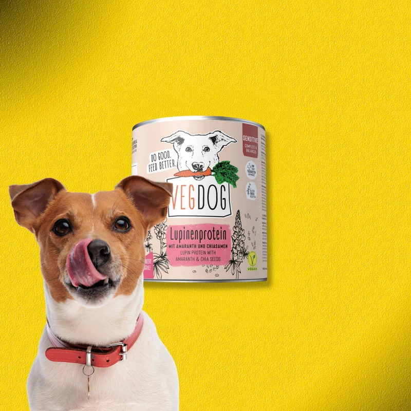30x800g VegDog Sensitive Lupinenprotein