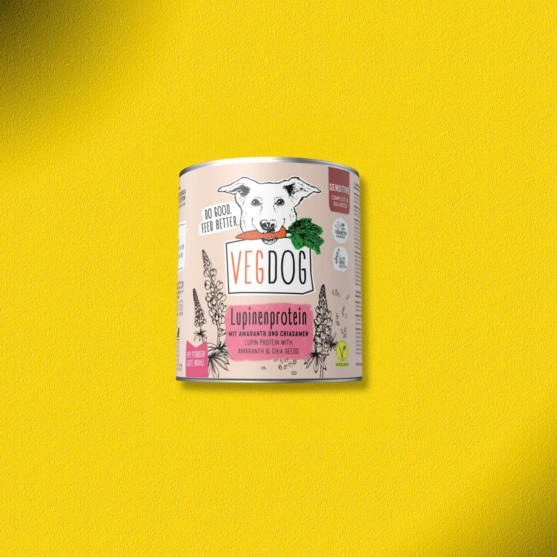 30x800g VegDog Sensitive Lupinenprotein