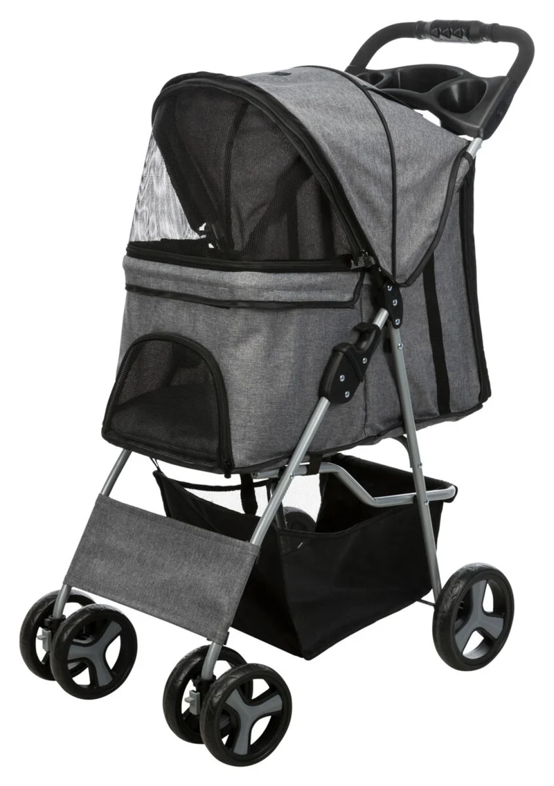 Buggy mit 4 Rädern für Hunde bis 15 kg