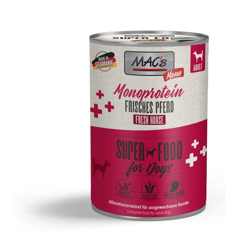 MACs Dog Monoprotein Frisches Pferd