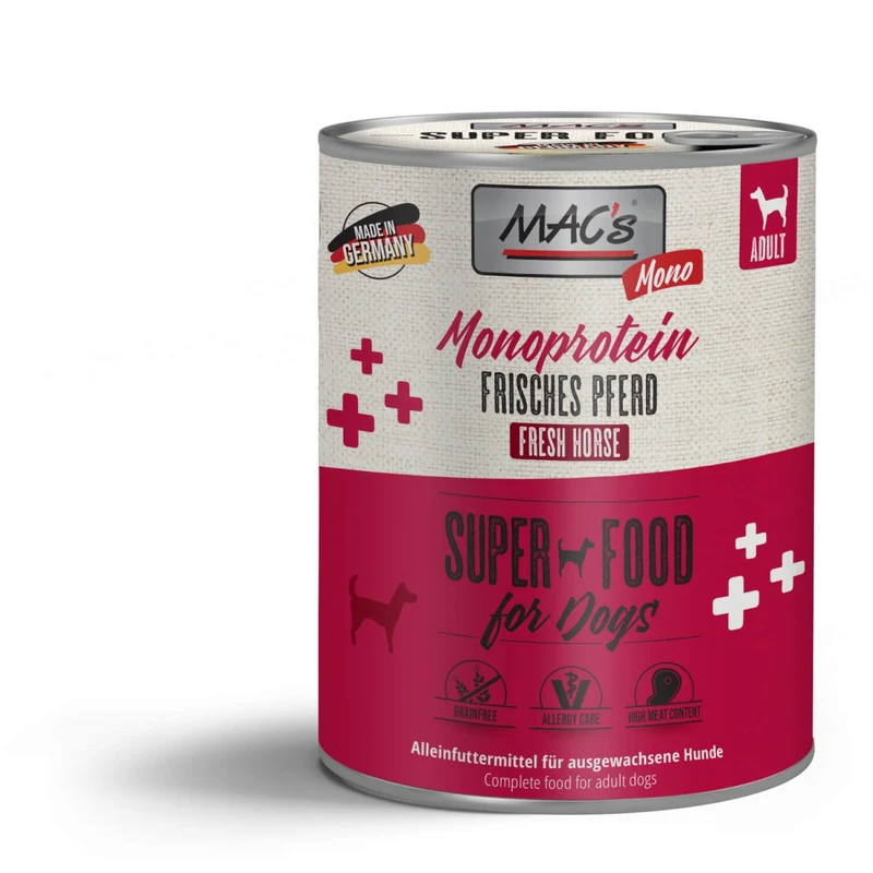 MACs Dog Monoprotein Frisches Pferd