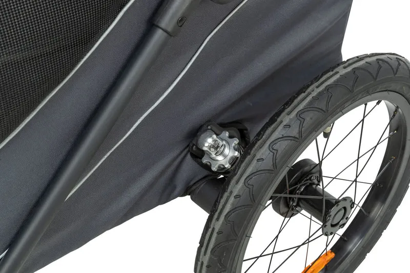 Fahrradanhänger für Hunde, schnell zusammenklappbar